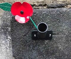Benches .Grave Surrounds .hanging baskets .Gates  .flag pole holder .Crosses for grave and trees pm