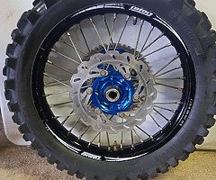 Yz250f/wr250f Wheels and exhaust