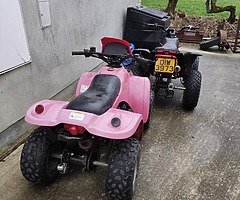 150cc and 125cc quads sold as non-runner