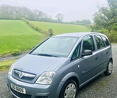 2008 Vauxhall Meriva 1.4 petrol - 6 months MOT, Below average miles and low insurance!