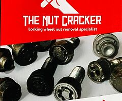 Alloy wheel locking nut removal