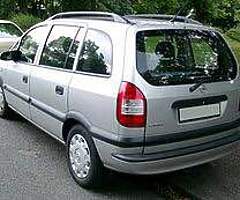 2003 Vauxhall Zafira