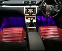 Volkswagen CC 2014 (142)
 GT BLUEMOTION 2.O TDI
*Red leather interior*RGB LED Lights - Image 5/10
