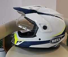 Bell mx 9 helmet.