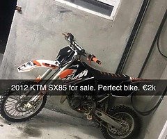 2012 KTM 85 SX