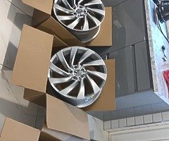 19” SCIROCCO TWISTS ALLOYS BRAND NEW