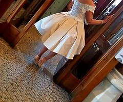 Wedding Dress& 3 Brismaids ,1 Flowergirl