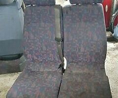 Mini bus crew cab seats