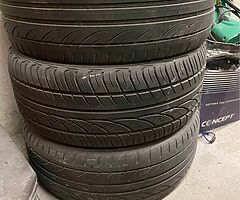 Honda 17” alloys Gud tyres fit Lexus £130 Genuine interest only No time wasters! - Image 3/3