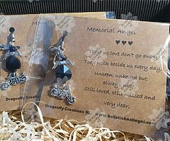 Various motorbike related charms, jewellery and bookmarks