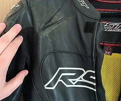 RST TracTech Evo one peace Motorbike Leathers size uk 48 - Image 5/8