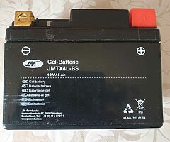 Battery (Gel) 12V, Brand new. Would suit small motorbike or quad £15