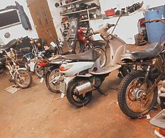 Scooter,motorcycle and pit bike parts