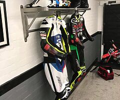 Stainless steel Tyre / leathers / gear racks & hangers