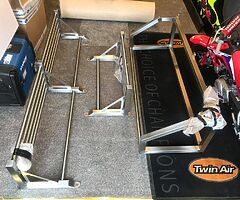 Stainless steel Tyre / leathers / gear racks & hangers - Image 8/10