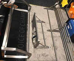 Stainless steel Tyre / leathers / gear racks & hangers - Image 9/10