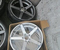 18 ava 5x112 9j all 4 very good tyres 215 35 18 and few marks not noting bad  pm me only - Image 6/9