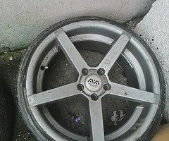 18 ava 5x112 9j all 4 very good tyres 215 35 18 and few marks not noting bad  pm me only - Image 7/9
