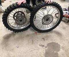 Honda crf 250 wheels
