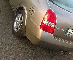 07 nissan primera ncted over year