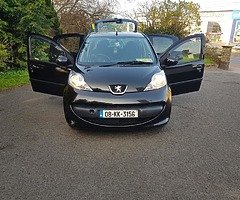 08 peugeot 107 NEW NCT 05 2020 (1 liter) cheap tax and insurance