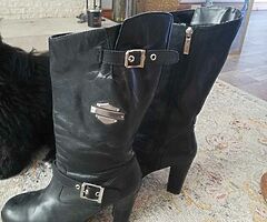 Ladies Harley Davidson boots size 6 - Image 3/4