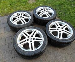 R17 R18  5x114.3 alloy wheels