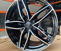 19” AUDI RS6C BRAND NEW BLACK POLISHED TYRE PACKAGE AVAILABLE