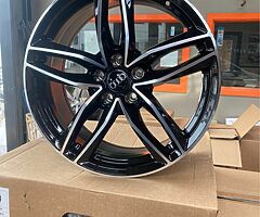19” AUDI RS6C BRAND NEW BLACK POLISHED TYRE PACKAGE AVAILABLE - Image 3/3