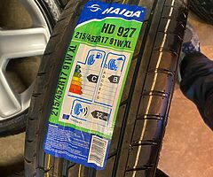 Vortex alloys 17” (brand new tyres ) mint - Image 4/7
