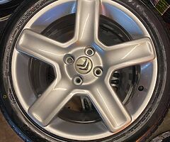 Vortex alloys 17” (brand new tyres ) mint - Image 5/7