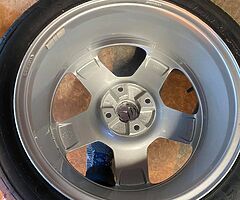 Vortex alloys 17” (brand new tyres ) mint - Image 6/7
