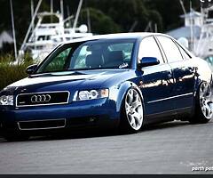 Wanted coilovers for 2004 audi a4 b6