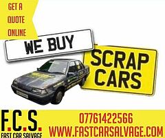 2011 SCRAP CARS WANTED  all models