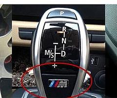 A Full Set of 5 M-Sports Alloy Wheel & Steering Wheel Badges.