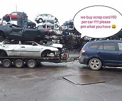 Scrap cars wanted