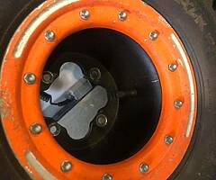 8”Beadlocks and 10” rolled lip and normal front rims and tyres to suit KTM/Honda/Suzuki etc - Image 8/10