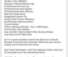 BMW 320d Msport F30 - Image 3/4