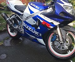 2001 k1 gsxR 600 15k no MOT it is ready for MOT