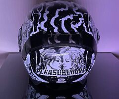Icon Airflite Pleasuredome Redux Full Face Motorcycle Motorbike Helmet White - Image 3/7
