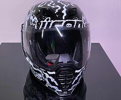 Icon Airflite Pleasuredome Redux Full Face Motorcycle Motorbike Helmet White - Image 6/7