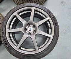 Subaru impreza 5x114.3 18"alloys prodrive speedline