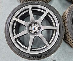 Subaru impreza 5x114.3 18"alloys prodrive speedline - Image 3/6