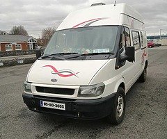 05 Ford transit camper van. On the log book with DOE for sale