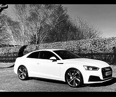 Audi A5 black edition styling 2018 Audi service history 55,000mi in a stunning glacier white automat