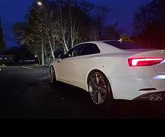 Audi A5 black edition styling 2018 Audi service history 55,000mi in a stunning glacier white automat - Image 5/10