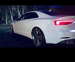 Audi A5 black edition styling 2018 Audi service history 55,000mi in a stunning glacier white automat - Image 8/10