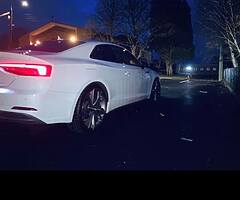 Audi A5 black edition styling 2018 Audi service history 55,000mi in a stunning glacier white automat - Image 9/10