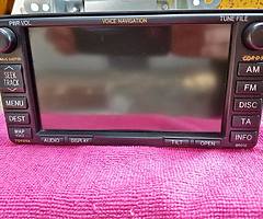 Toyota radio/Sat nav