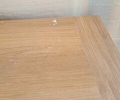 Oak TV unit and Lamp table